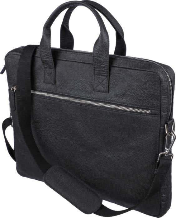 Sacoche pour ordinateur portable en cuir de tomate Lillian [15 pouces]