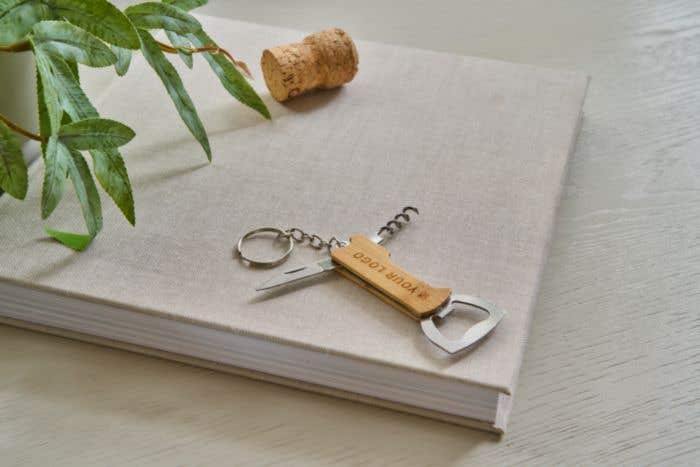 Sleutelhanger Stuart | Multitool | Bamboe | 3-delig