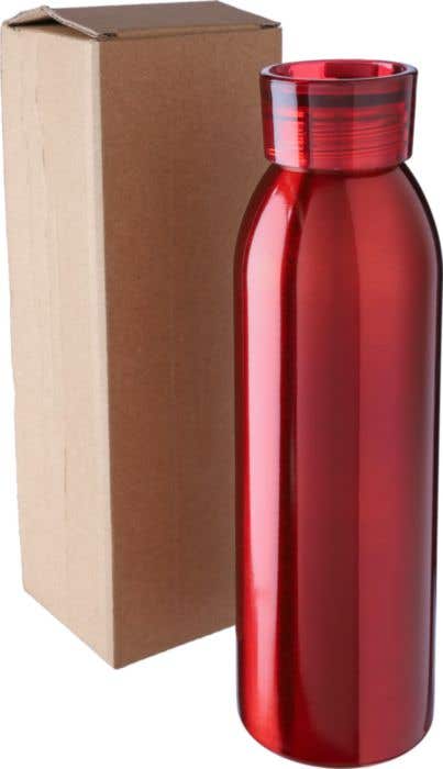 Drinkfles Cindy | 650 ml | Gerecycleerd RVS | Enkelwandig | Draagband