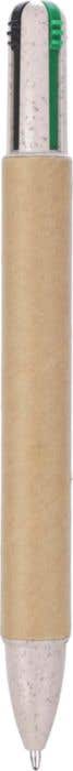 Stylo à bille en carton recyclé Deborah [4-en-1]