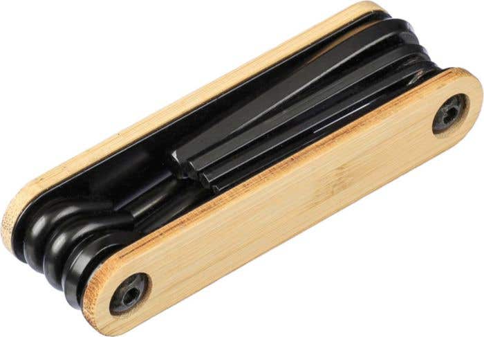 Multitool Edna | Bamboe | 7-delig | Fietsreparatie