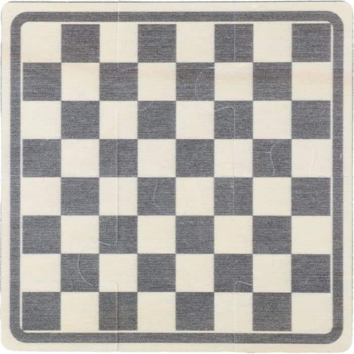 Jeu d'échecs et de dames en bois Hank