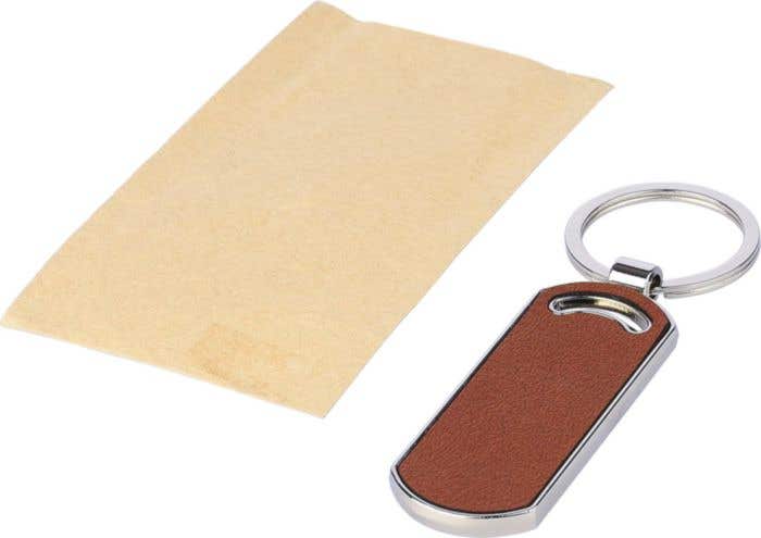 Porte-clés en cuir recyclé Jill