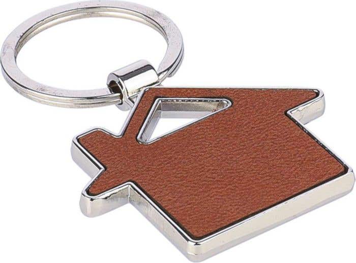 Gerecyclede Leren Sleutelhanger Jim