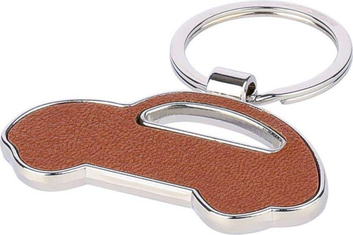 Porte-clés en cuir recyclé Joan