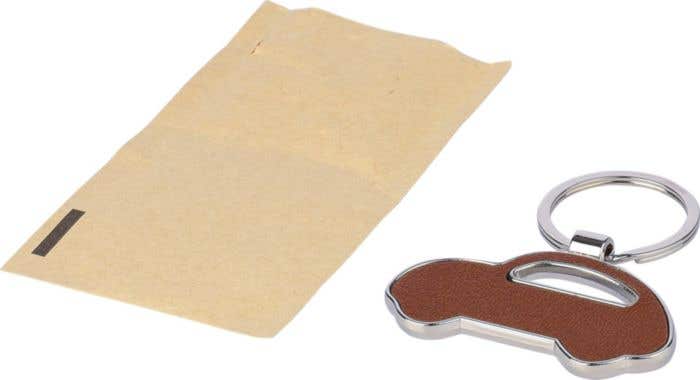 Porte-clés en cuir recyclé Joan