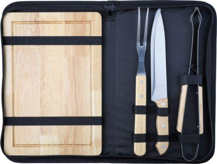 Ensemble BBQ en inox Kathleen [4 pièces]