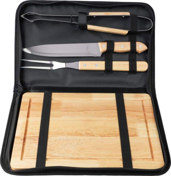 Ensemble BBQ en inox Kathleen [4 pièces]