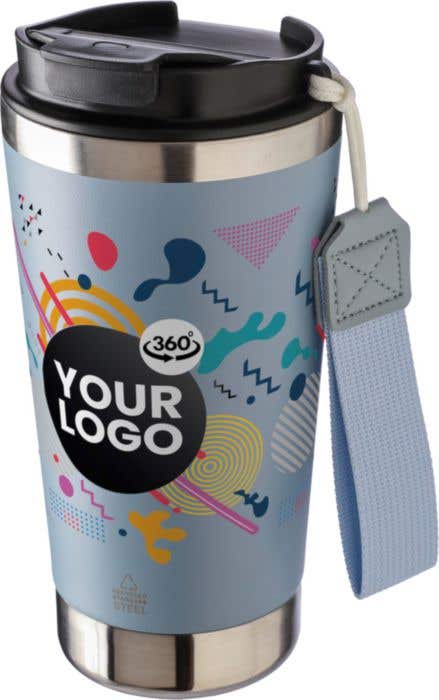 Gobelet en inox recyclé Kayla [500 ml]