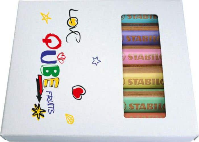Stabilo Crayons de Couleur Woody Duo [6 pièces]