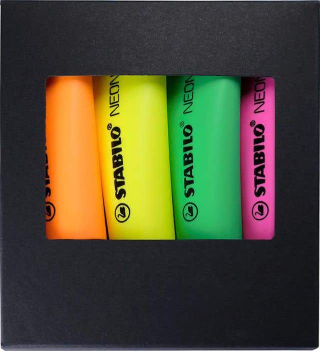 Stabilo Surligneurs Neon [4 pièces]