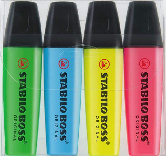 Stabilo Surligneurs Boss Original [4 pièces]