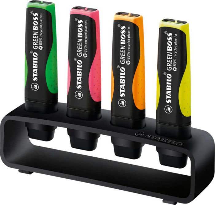 Stabilo Surligneurs Green Boss [4 pièces]