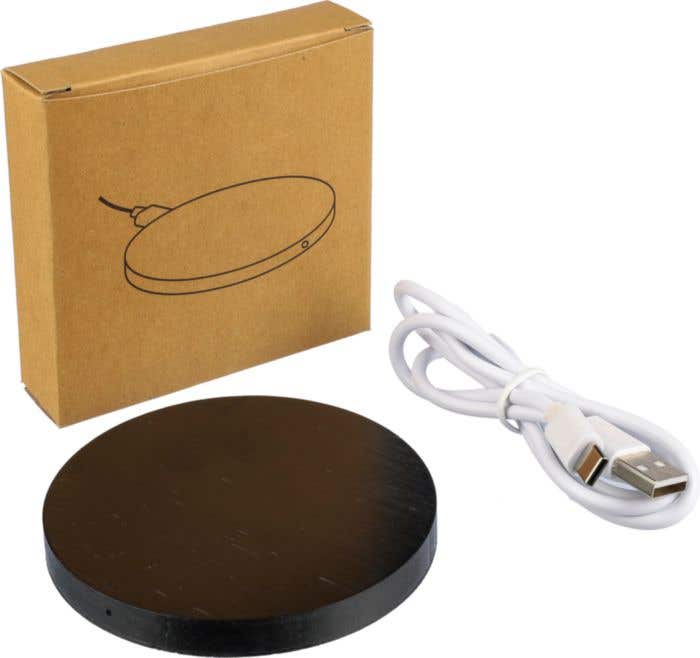 Bamboe draadloze oplader