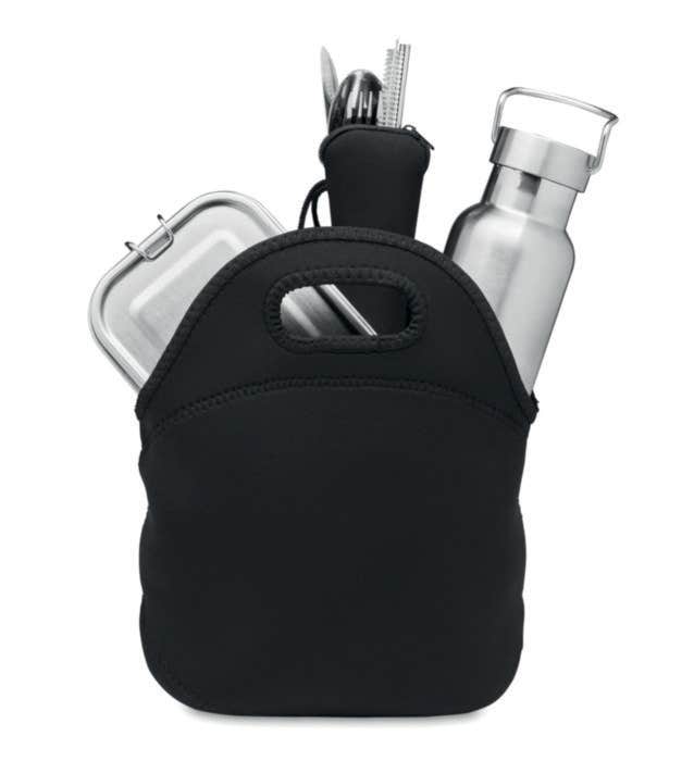 Set à déjeuner en acier inox. ILY