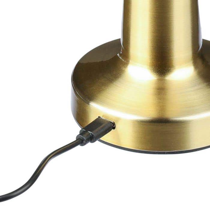 Lampe de table en métal Fiorella