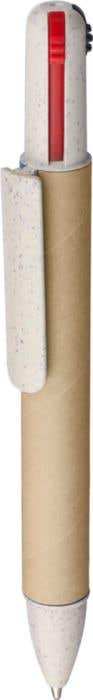 Stylo à bille en carton recyclé Deborah [4-en-1]