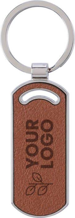 Porte-clés en cuir recyclé Jill