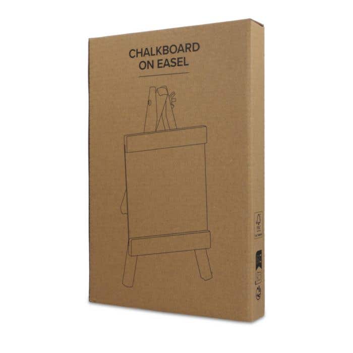 Krijtbord op Ezel Zari