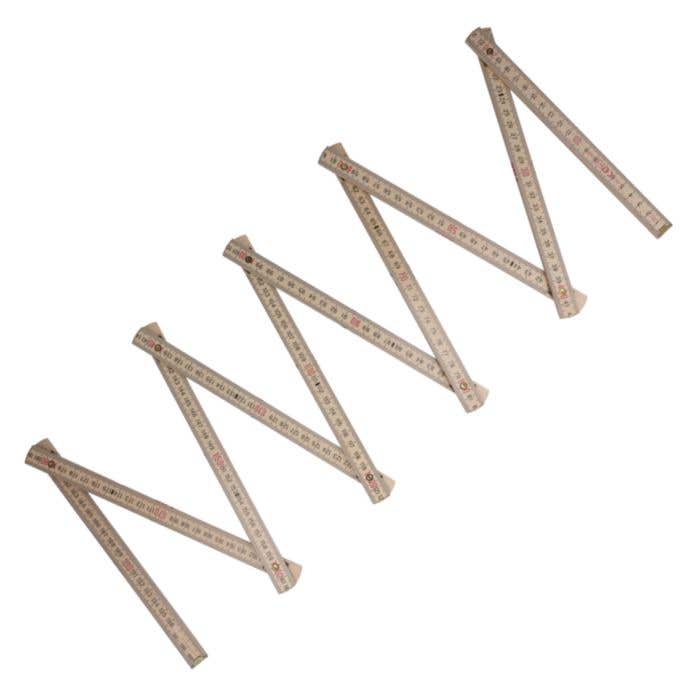 Mètre Pliant en Bois Naturel [2 m]