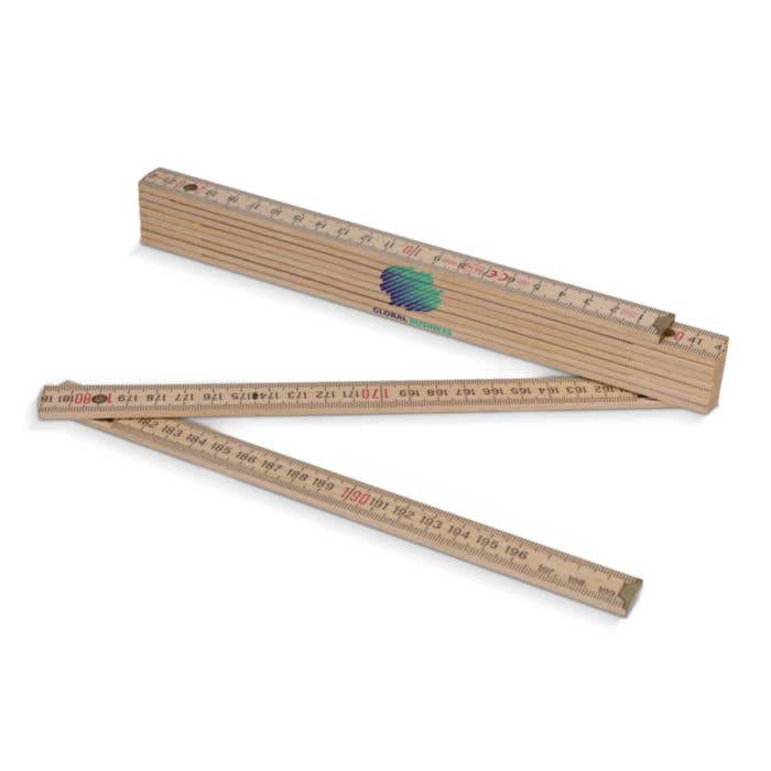 Mètre Pliant en Bois Naturel [2 m]