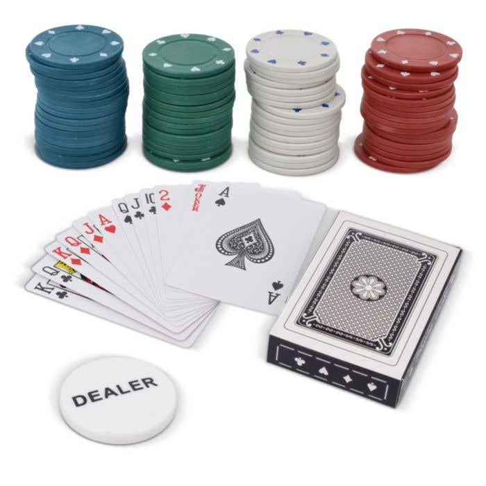 Spellenset met pokerset [100 chips]