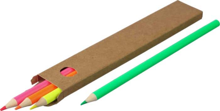Ensemble de crayons marqueurs Kaden [4 couleurs]