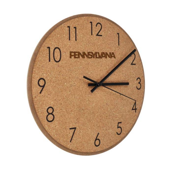 Horloge murale en liège