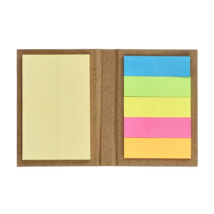 Sticky notes kraftpapier boekje