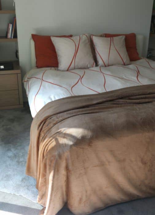 Microfiber Grand luxe plain plaid