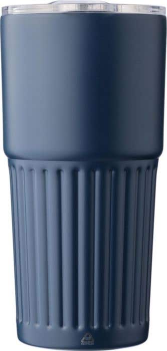 Mug double paroi en acier inoxydable recyclé de 500 ml Kael