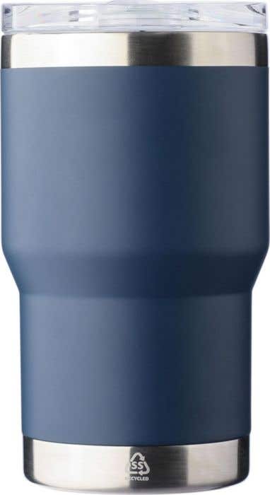 Mug nomade double paroi en acier inoxydable recyclé de 350 ml Ayen
