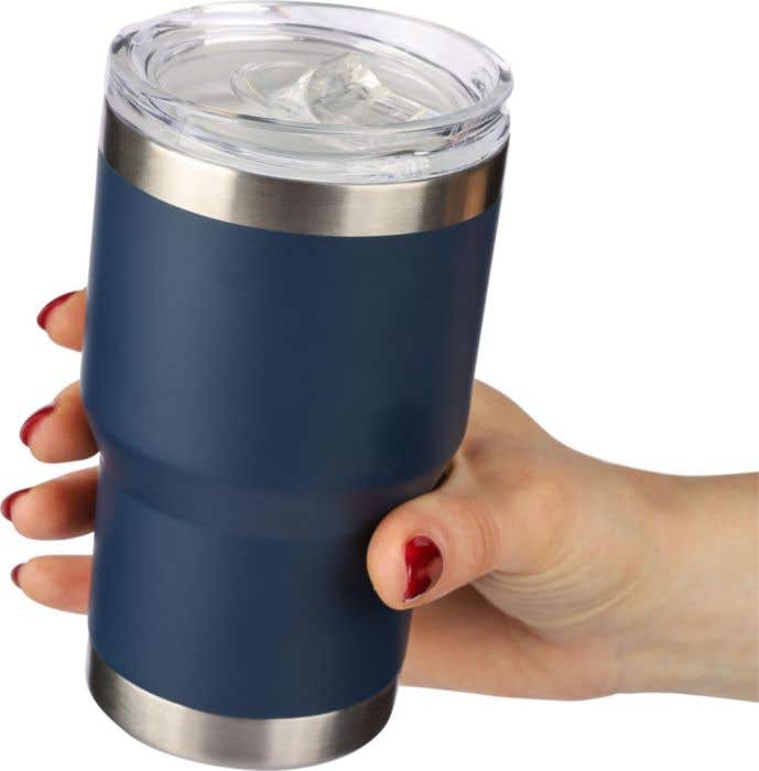 Mug nomade double paroi en acier inoxydable recyclé de 350 ml Ayen