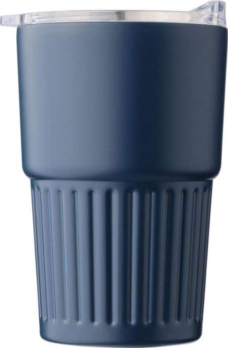 Mug nomade double paroi en acier inoxydable recyclé de 450 ml Calo