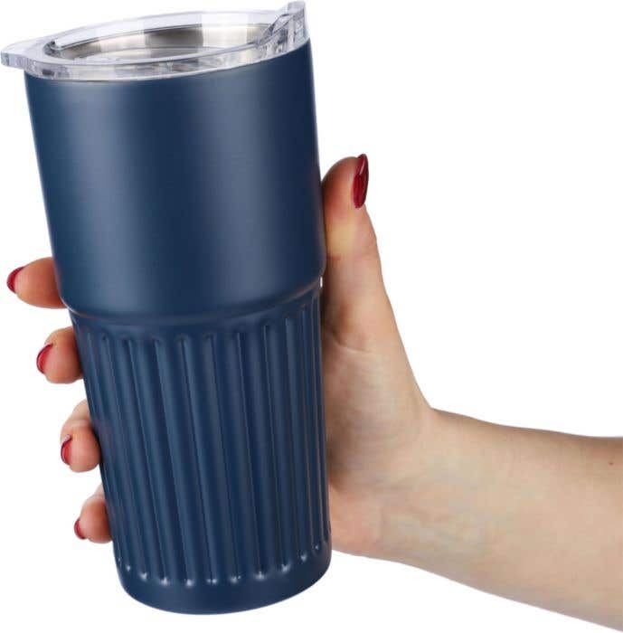 Mug double paroi en acier inoxydable recyclé de 500 ml Kael