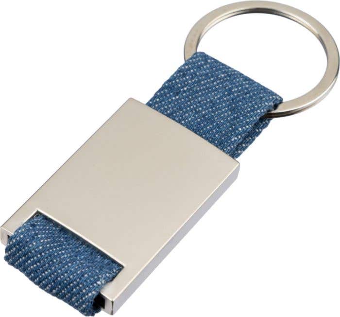 Porte-clés en denim Ori