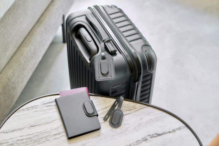 Étiquette de bagage en PU recyclé Kaia