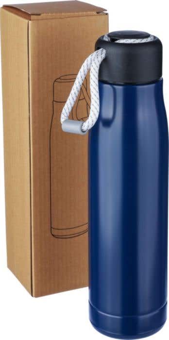Gourde double paroi de 500 ml en acier inoxydable recyclé Solene