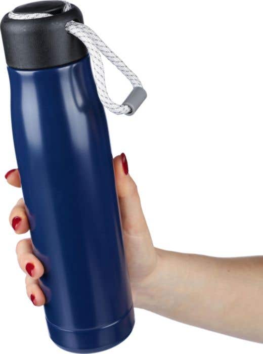 Gourde double paroi de 500 ml en acier inoxydable recyclé Solene