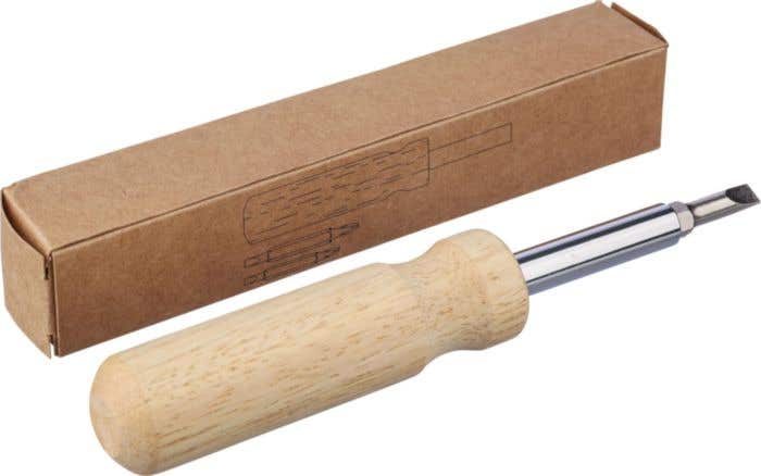 Jeu de tournevis en bois d’hévéa Leni