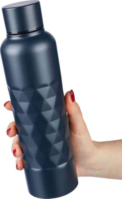 Drinkfles Talin | 800 ml | Gerecycleerd RVS | Diamandpatroon