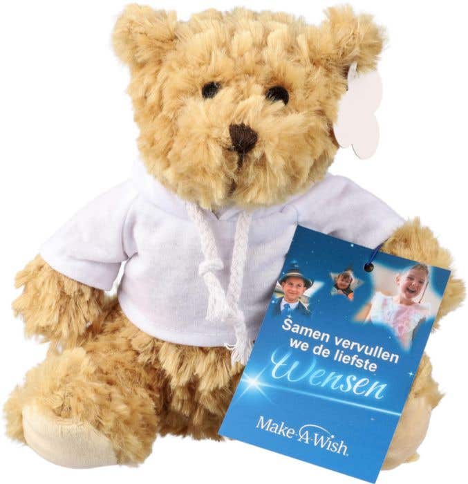 Ourson en peluche avec capuche