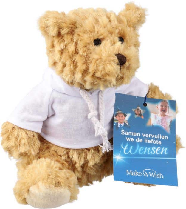 Ourson en peluche avec capuche