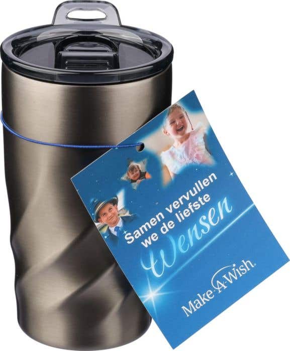 BrandCharger Gobelet To Go en inox recycl&eacute; Vortex Calix [400 ml]