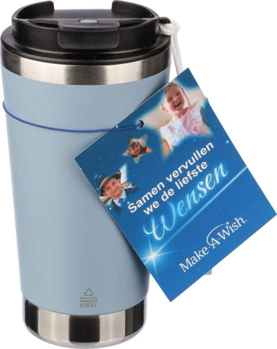 Drinkbeker Kayla | 500 ml | Gerecycleerd RVS | Dubbelwandig