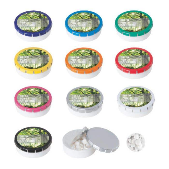 Boîte bonbons de menthe Click-clack