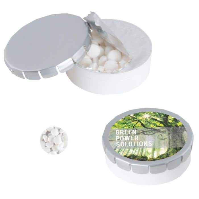 Boîte bonbons de menthe Click-clack
