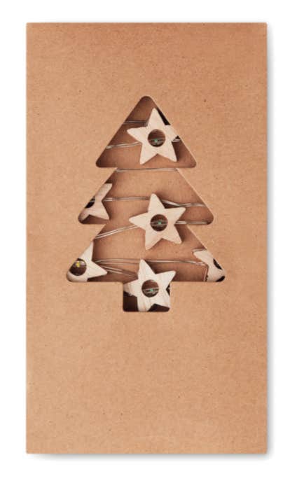 Houten LED Lichtsnoer Milky Way