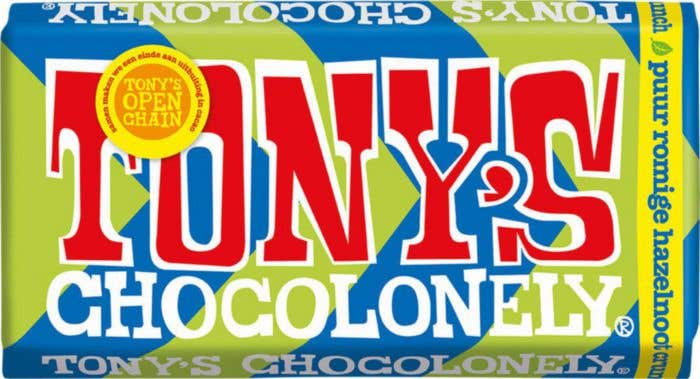 Barre de chocolat Tony's Chocolonely Noir Noisettes Crunch (180 g)