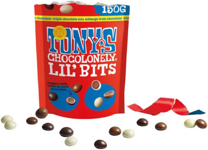 Tony's Chocolonely Lil'Bits Triple Chocolade Mix [150 gram]